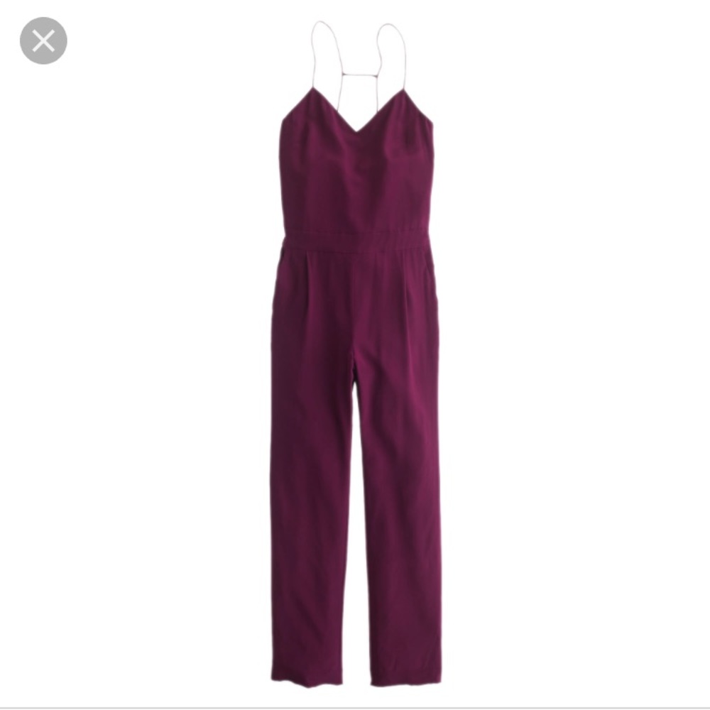 J.Crew satin jumpsuit
